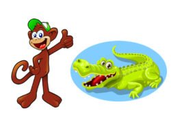 The Monkey and the Crocodile